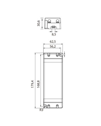 DRIVER TENSION CONSTANTE IP20 24VDC  150W (SS150-24VL)